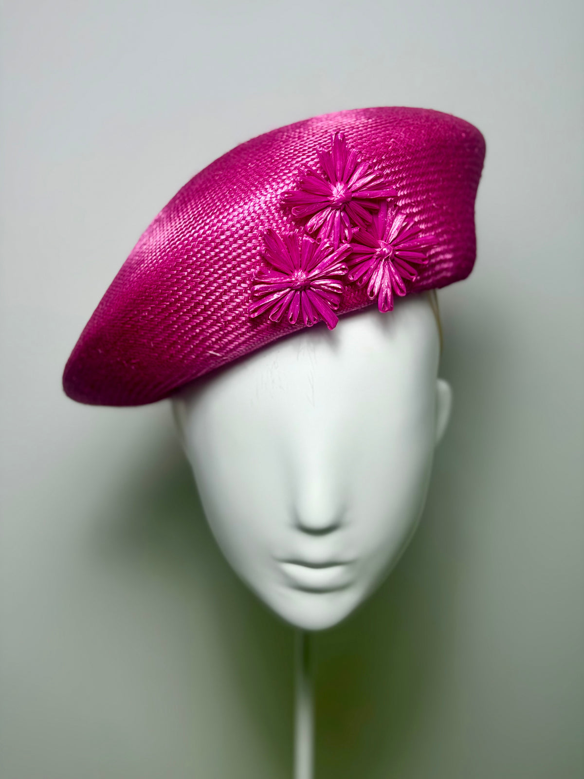 Fuschia Bloom Beret