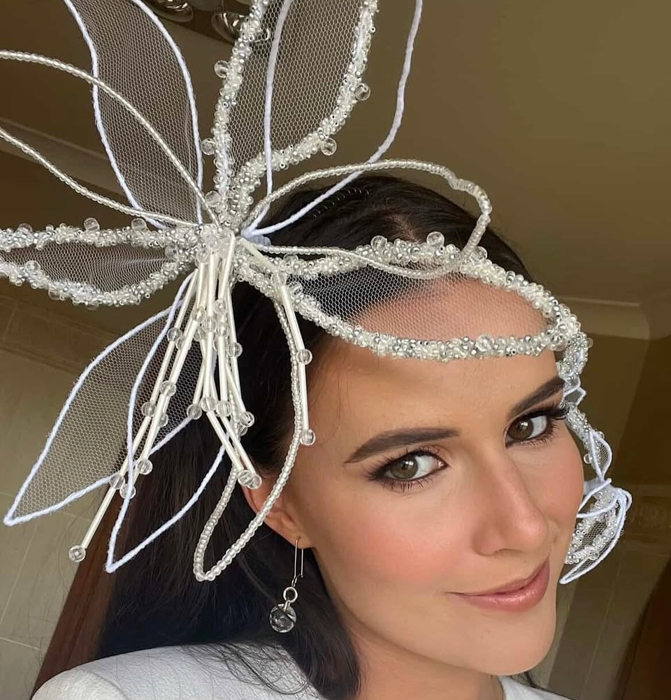 Crystal Flower Headpiece