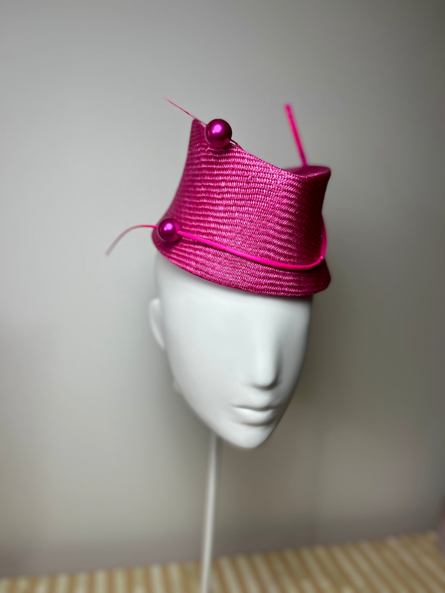Pink pearl crown.