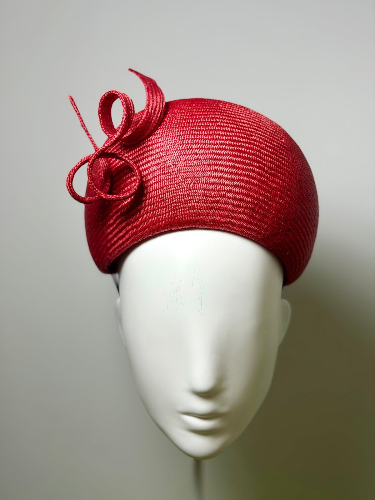 Red Swirl Pillbox