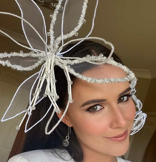 Crystal Flower Headpiece