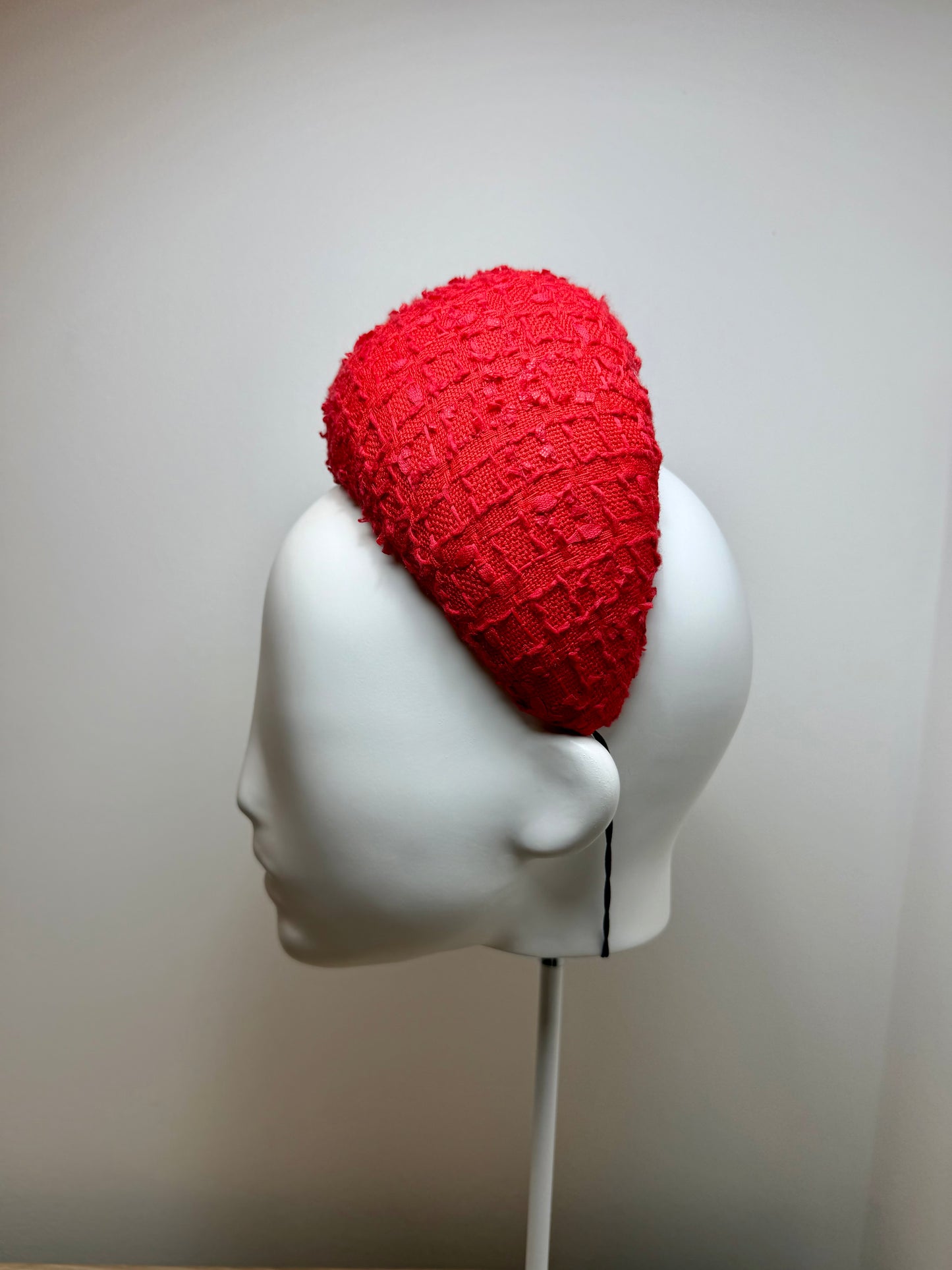Red Linton Tweed Headband