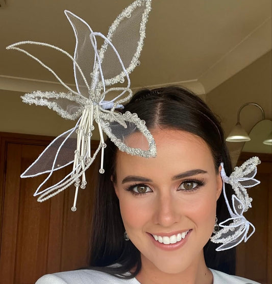 Crystal Flower Headpiece
