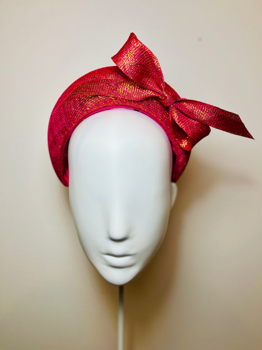 Fuchsia Metallic Headband