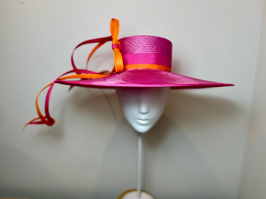 Citrus Ribbon Boater